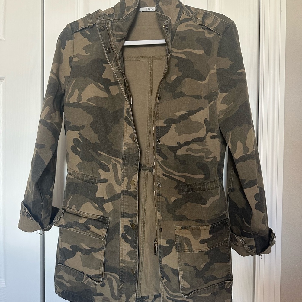 Dex Olive Camouflage Utility Jacket
